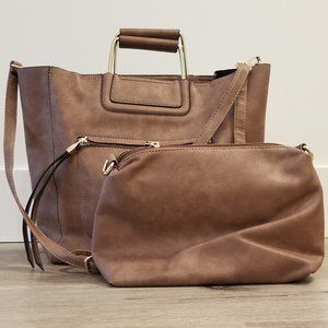 Vegan Leather Purse with matching insert